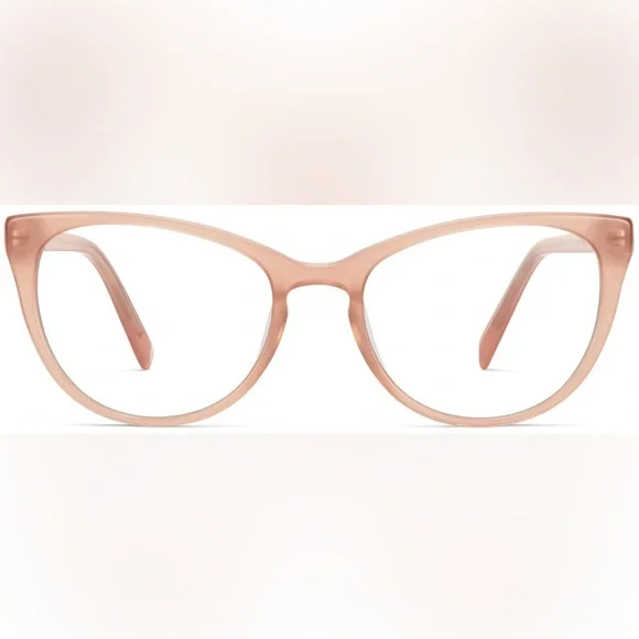 Warby Parker Women's Eyeglasses Shea M 521 Rose Guava Cat Eye - Picture 4 of 15